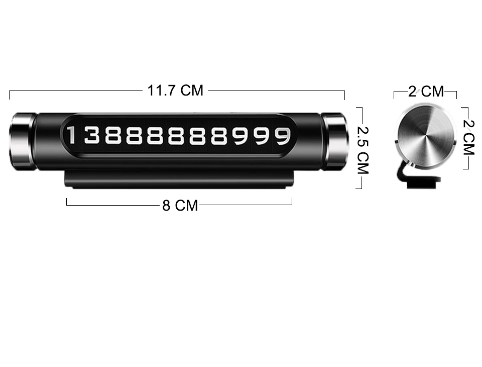 Car Parking Phone Number Board 7