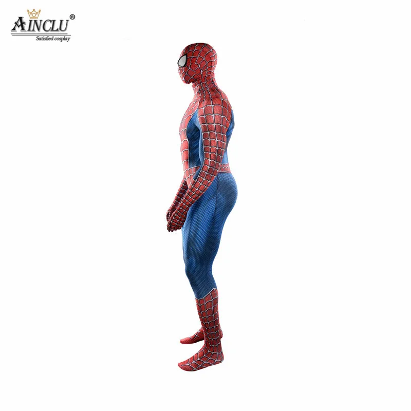 Детский карнавальный костюм с 3D принтом Человека-паука 3 Raimi Spiderman Zentai, Костюмы супергероев на Хэллоуин, комбинезоны CH