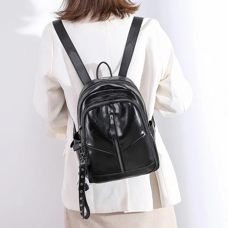 Женские кожаные рюкзаки для девочек, школьный рюкзак, женские дорожные сумки через плечо, женские повседневные Рюкзаки Mochilas, новинка XA292H