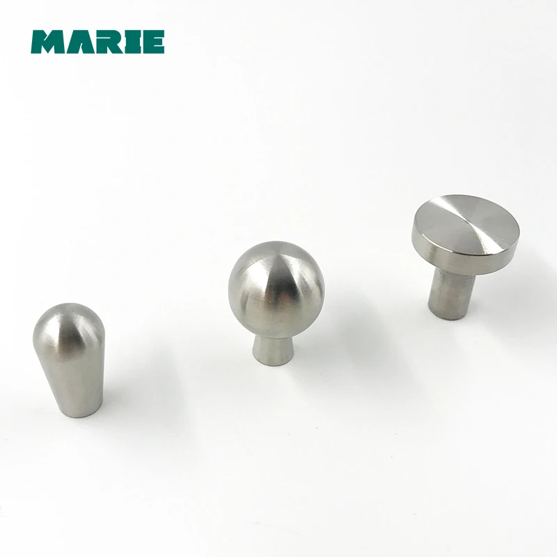 Kitchen Cupboard Drawer Handles Knobs Cabinet Knobs Round Stainless Steel