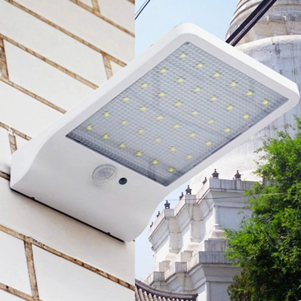36 LED датчик движения на солнечной энергии садовая охранная лампа наружный