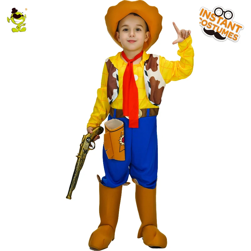 Kids Cowboy Cute Costumes Cowboy Children Outfit Fancy Dress Party Cosplay Costumes Dressing Up
