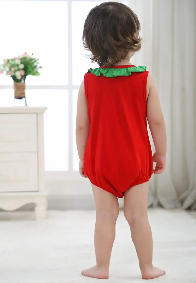 Г., Модный хлопковый комбинезон для малышей 1 год г., летняя качественная Милая одежда для малышей от 0 до 24 месяцев, SBR164001