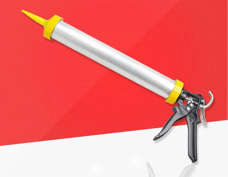 High quality Aluminum Casing Caulking Gun Glass Glue Gun Glue Gun Silicone Gun Free Shippingin