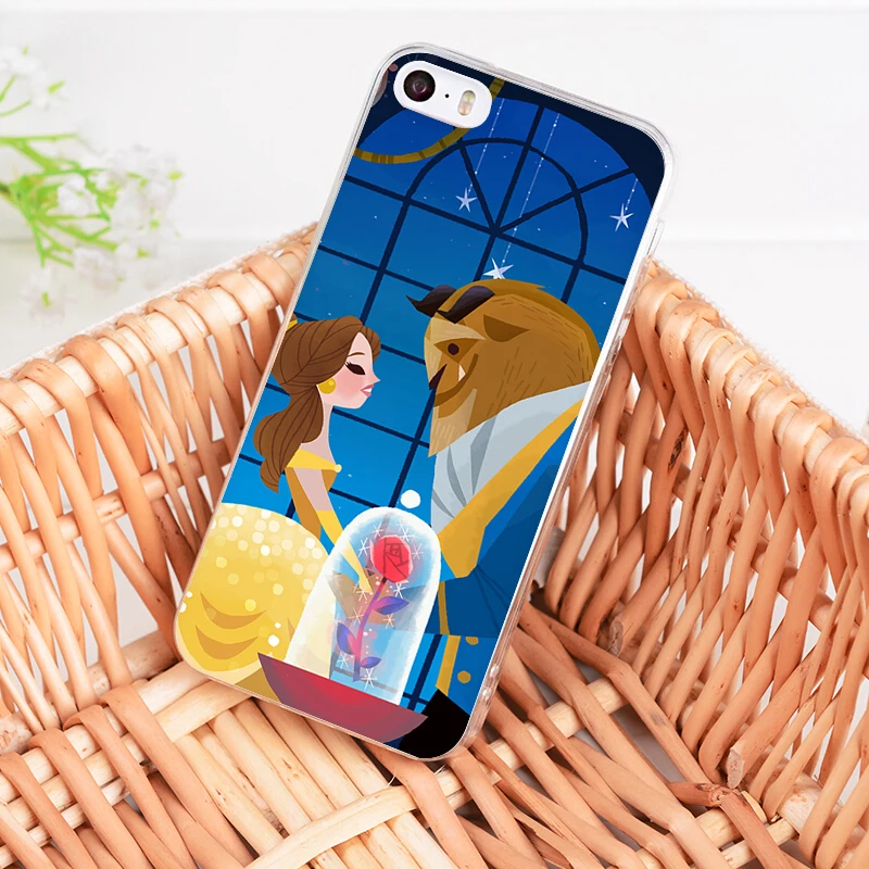 MaiYaCa для iphone 7 6 X XR XS MAX чехол beauty Beast Rose Princess Art CoquePhone чехол для iphone 8 6S Plus 5s SE - Цвет: 16