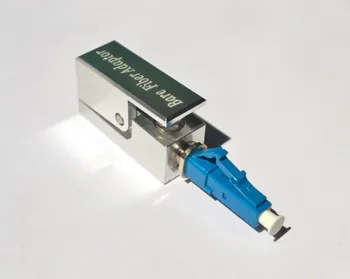 

Free Shipping Square Type Bare Fiber Adapter LC Fiber Flange Adaptor