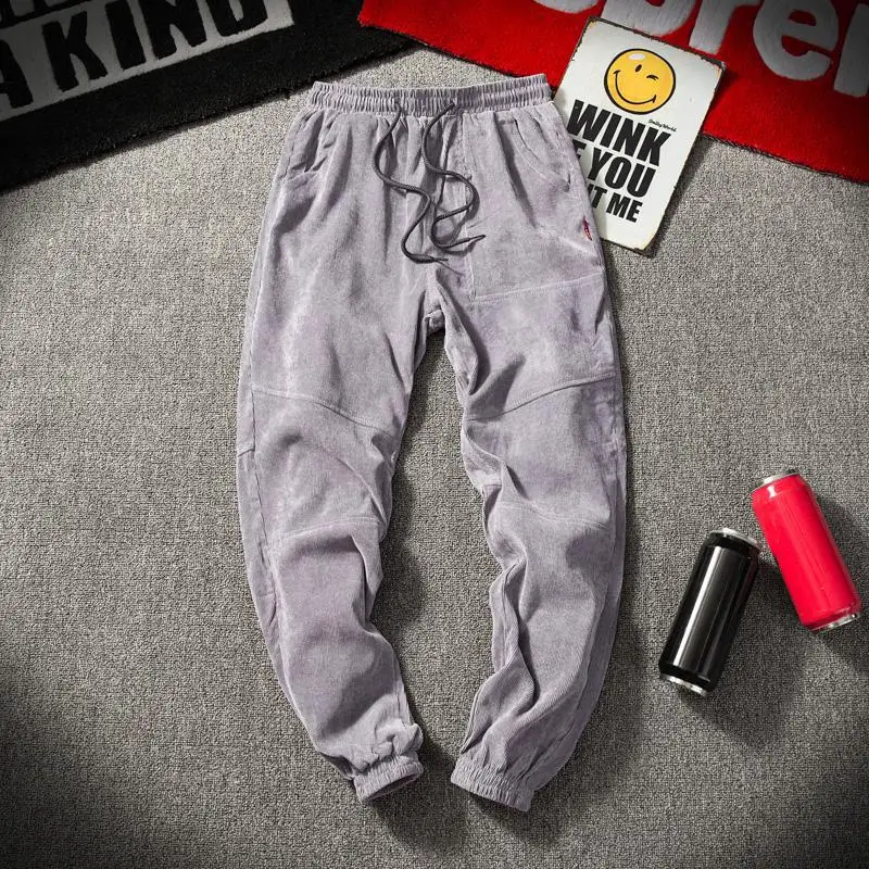 

Plus Size Elasticated Waist Trousers 5XL 4XL 3XL Drawstring Ankle-Length Corduroy Pants Womens Cuffed Needlecord Trousers XXXXXL