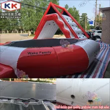 Подгонянный коммерческий гигантский надувной водный батут для шарового бассейна