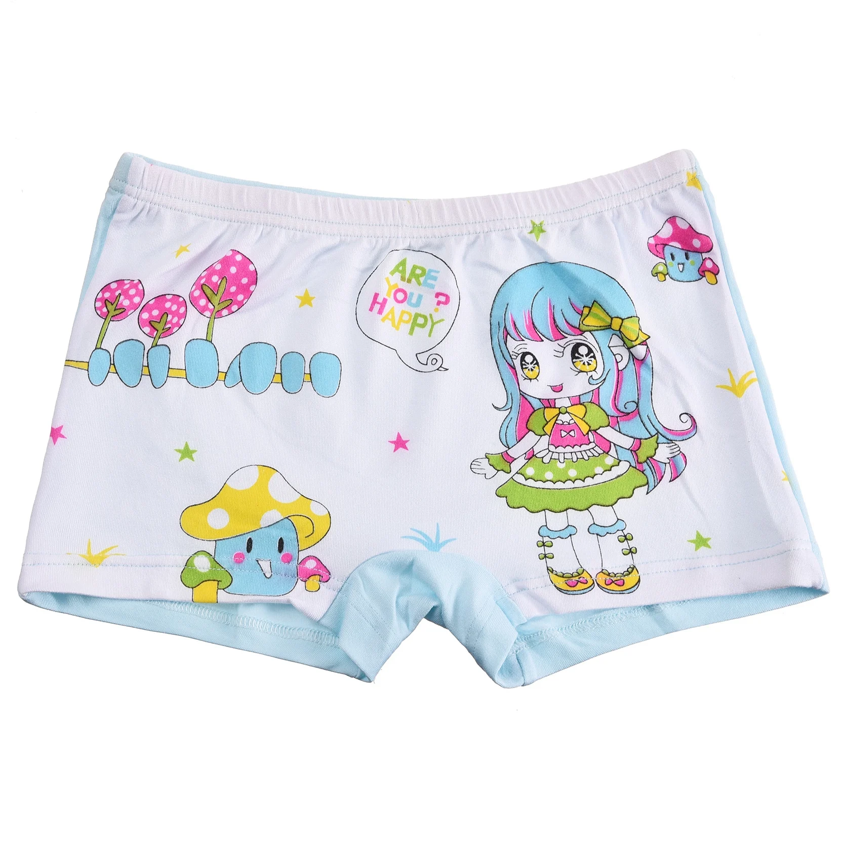 Kid Baby Girl Underwear Print Cartoon Cute Panties Breathable Briefs