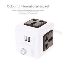 Умный дом Cube EU/US/UK Plug 4 Внешний адаптер-удлинитель универсальная розетка LS'D инструмент