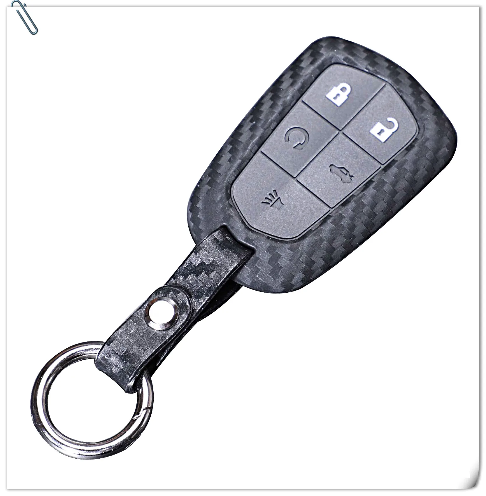 Keyforkess cassa chiave protettiva in Silicone al carbonio per Cadillac ATS-L XTS XT5 CTS CT6 ATS 28T SRX Escalade Smart Remote Key Cover - HTB1Gqc6QNTpK1RjSZR0q6zEwXXau