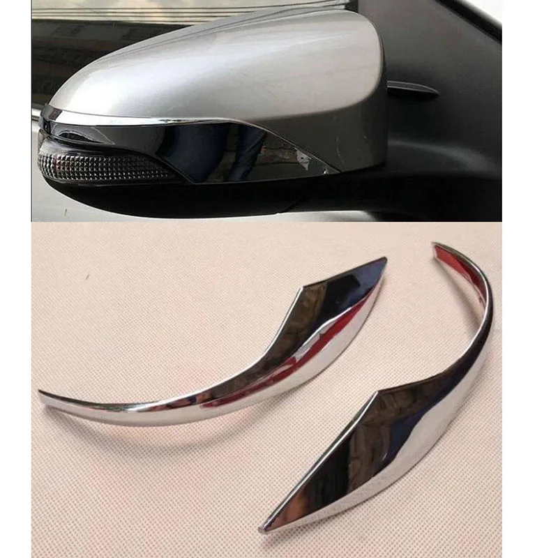 

For Toyota C-HR CHR 2016 2017 CHROME SIDE DOOR MIRROR REAR VIEW STRIP COVER TRIM PROTECTOR GARNISH OVERLAY MOLDING