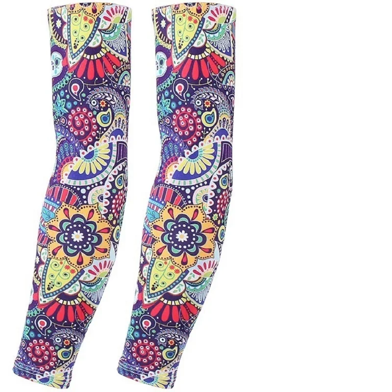 

Breathable Quick Dry UV Protection Anti-Sunshine Sleeve Elastic Arm Warmers Cycling Hiking Running Fishing Sports Cuff Unisex