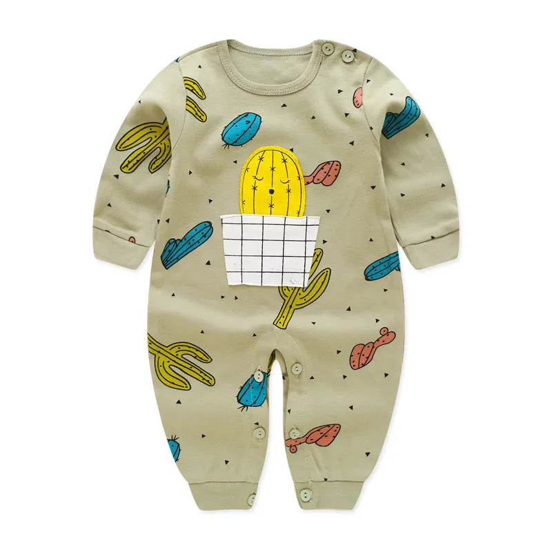 

BibiCola baby boys autumn jumpsuit cotton cartoon outfits infant clothing newborn kids casual sleepwear pajamas bebe clothes