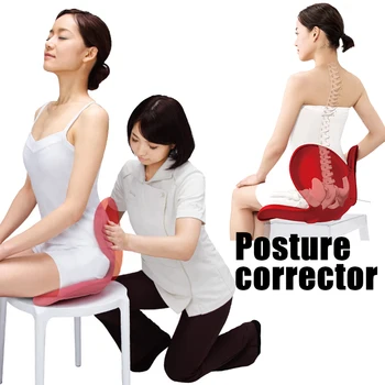 

Back Posture Corrector Back Support Braces Sitting Posture Correction Cushion Keep Back Straight Waist Protector Pain Relief