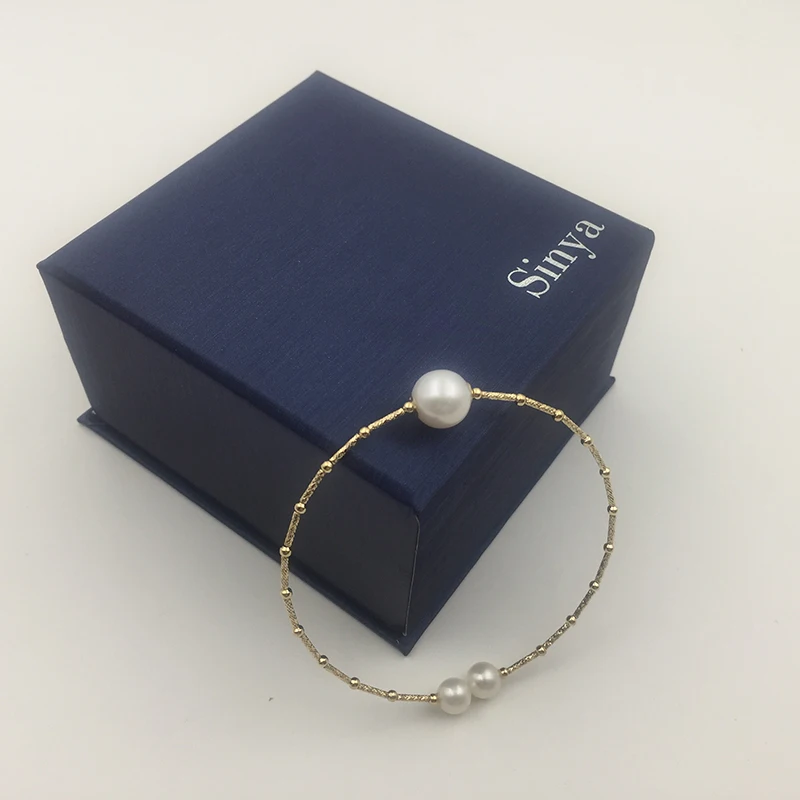 18k gold bangles bracelet SL18K1004 (7)