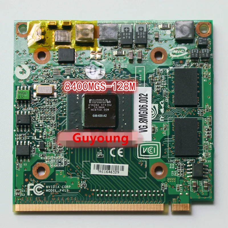 Для видеокарты GeForce 8400M GS 8400MGS DDR2 128MB для Acer Aspire 5920G 5520 5520G 4520 7520G 7520 7720G|Промышленные