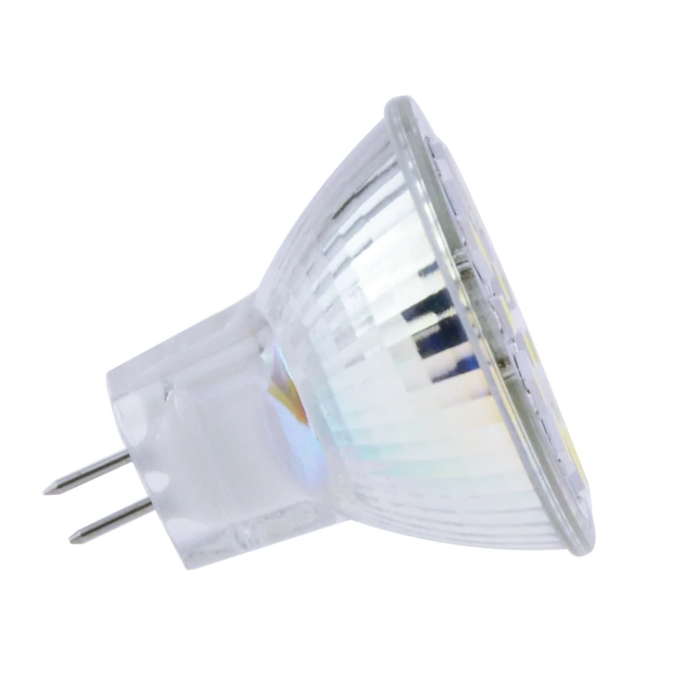 6 шт. SMD MR11 Светодиодный прожектор 5730 GU4 стеклянная лампа AC/DC 12 В 24 в 9 светодиодов 15