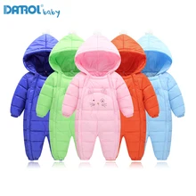 Nouveau Chaud Coton Bébé Parka Solide Parka À Capuche Pour Bébé Garçon bébé Fille Hiver Manteau Épais D’hiver Vêtements Pour Infant Toddler MF001