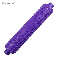 Фиолетовая Роза, цветок в форме помадки тисненое Сахарное печенье скалка для торта хлеб DIY украшения формы Жевательная ПАСТА ИНСТРУМЕНТ 01074