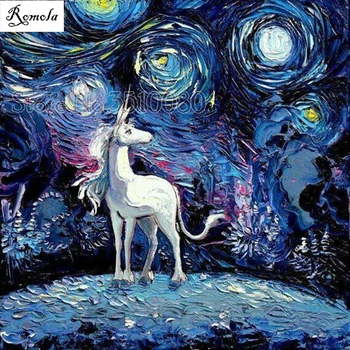 

Oil painting horse room decor full square Embroidery Pattern diamond 5D DIY paintings Cross stitch kits wall stickers RS2368