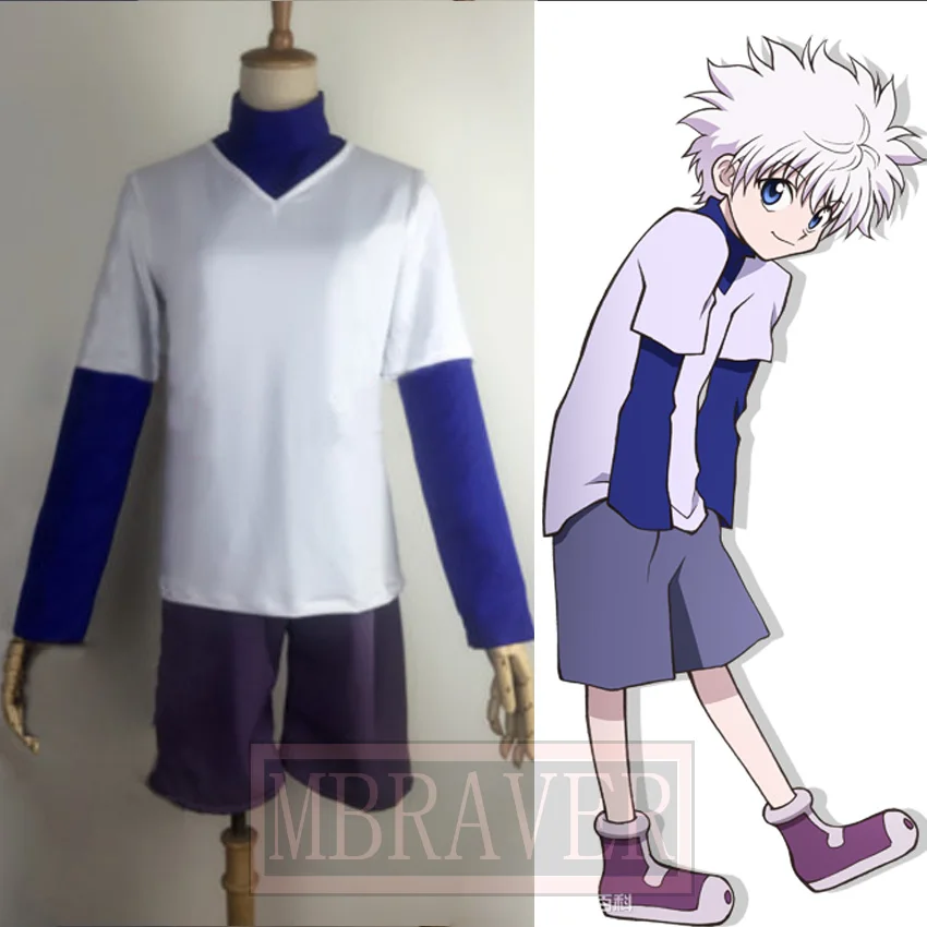 Костюм для косплея Hunter x Killua Zoldyck бесплатная доставка|cosplay costume|hunter hunter cosplayhunter |