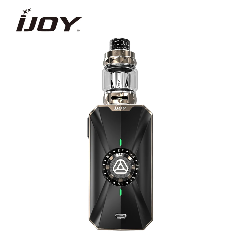 

Electronic Cigarette Kit Original Ijoy Zenith 3 VV 360W Box Mod with Diamond Subohm Atomizer Compatible with dual 20700/18650