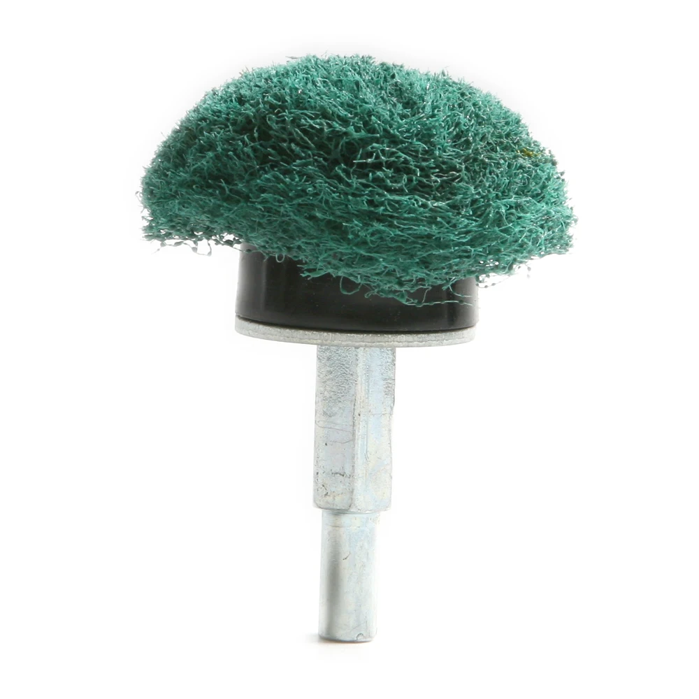 

New Mushroom type Abrasive Tool 50mm Diameter Polishing Wheel Scouring pad with 6mm Shank Grinding Wheel For Metal Polishing