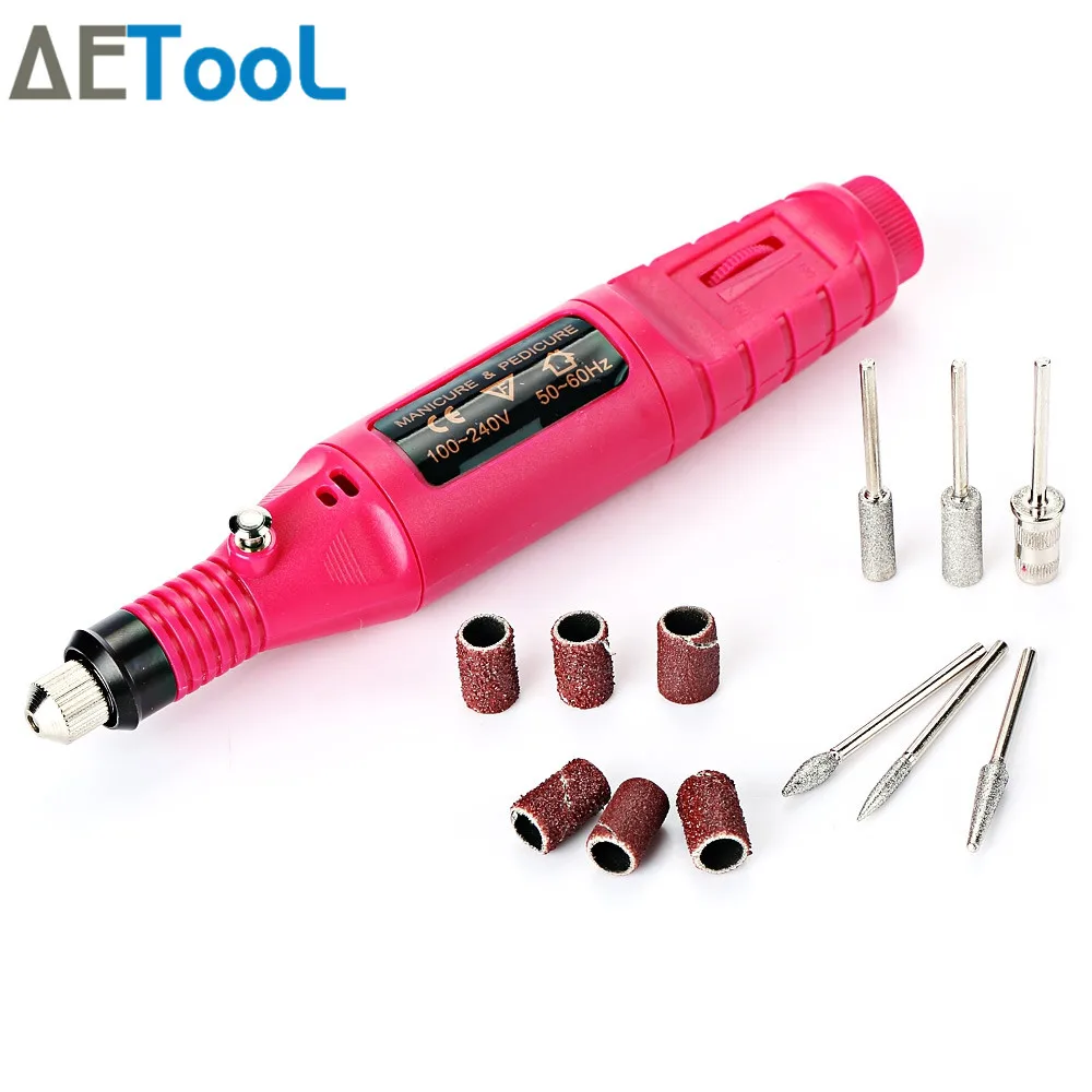 AETool Mini Grinder Electric Dremel Drill Grinding Set Rotary Tool Kit Nail Grinding Pedicure