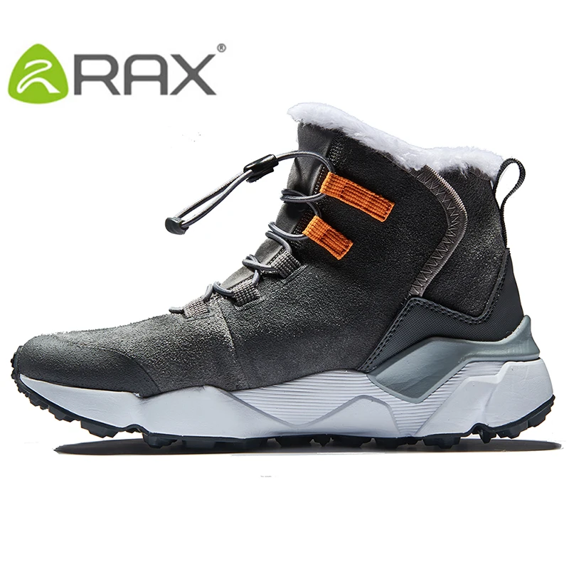 RAX, новинка, зимние мужские ботинки, теплые шерстяные кроссовки для улицы, унисекс, спортивная обувь, удобная обувь для бега, распродажа, размер EU36-46 - Цвет: Zhonghui women