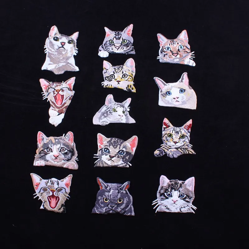 

Mini Animal Cat Patch Pocket Iron On Patch Cute Patches For Backpack Accessories Badge Stickers On Clothes Jeans Bags Hip Hop