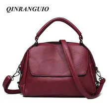 QINRANGUIO сумки через плечо для женщин из мягкой искусственной кожи женские сумки Новая модная женская сумка из лоскутов для женщин