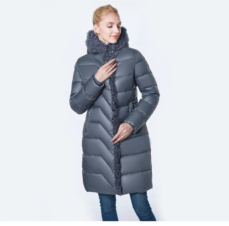 Зимние классические camperas mujer abrigo invierno куртка женщин пальто парка высокого класса шерсть носить шляпа толстые ветрозащитный