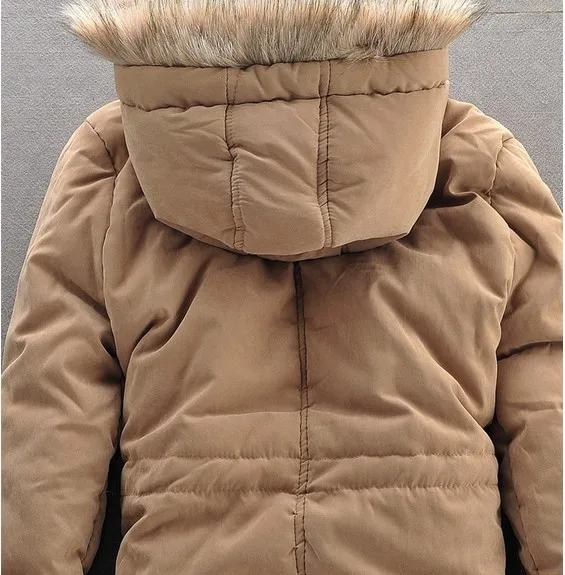 Толстые теплые длинные зимние куртки мужские с меховым капюшоном теплые зимние пальто мужские пуховики размера плюс 3XL