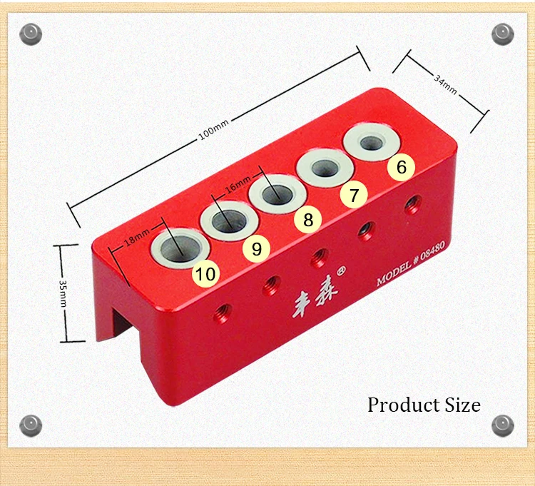 Woodworking Tools Woodworking Drilling Locators Roundwood Boring Machine Locator