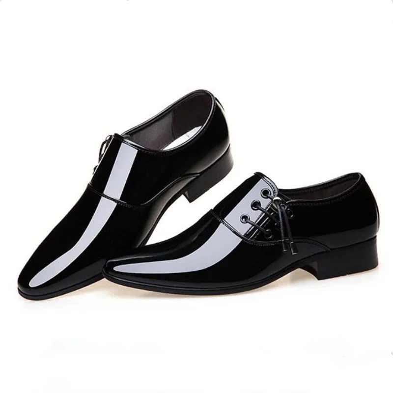 Men Classic Business Formal Shoes Pointed Toe Marriage Wedding