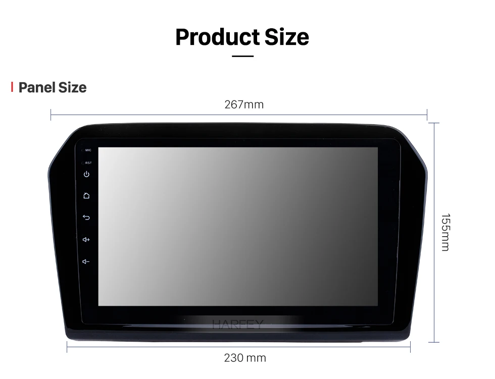 Perfect Harfey 9" touchscreen Android 8.1 GPS 3D Navi car multimedia player for 2012-2015 VW Volkswagen Jetta DVR Steering Wheel Control 18