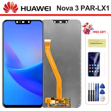 Для huawei Nova 3 ЖК-дисплей с сенсорным экраном PAR LX1 LX9 Nova 3i lcd INE LX2 L21 Nova 3e дисплей ANE LX3 L23 экран Nova3 дисплей