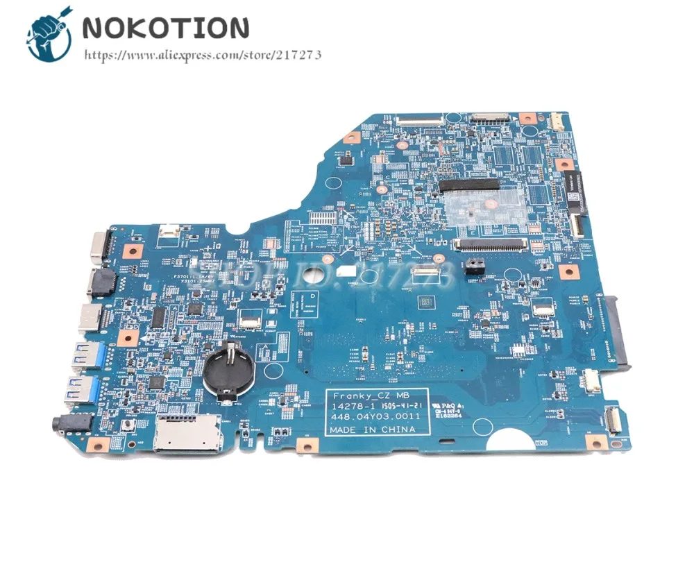 discount NOKOTION For Acer aspire E5-722 E5-722G Laptop motherboard R5 M335 GPU A8-7410 CPU DDR3 NB04Z01001
