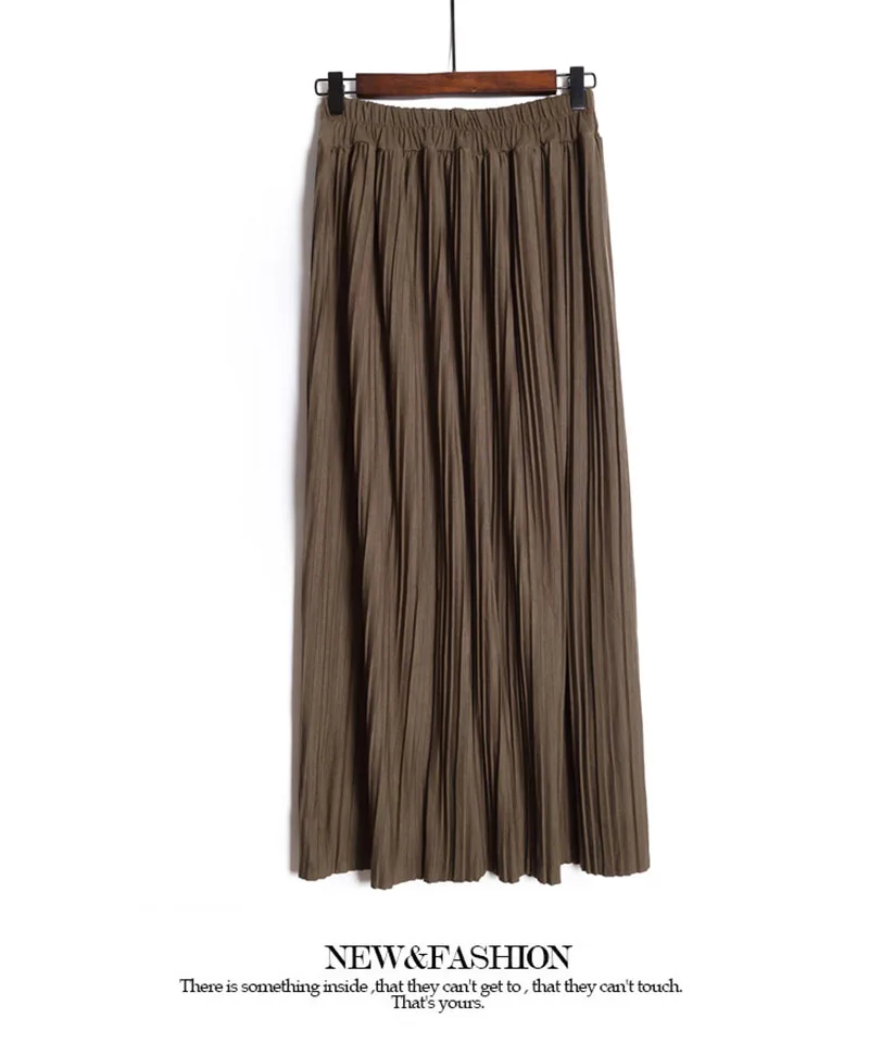 17zq дамы юбка мода Harajuku Плиссированные Длинные юбки с бантом Для женщин юбка в школьном стиле Faldas Mujer Moda Jupe S1966