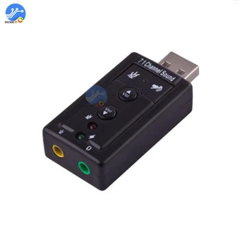 

Mini External USB Sound Card for 3.5mm Microphone Adapter Audio Card For Speaker Sound Card HID Class