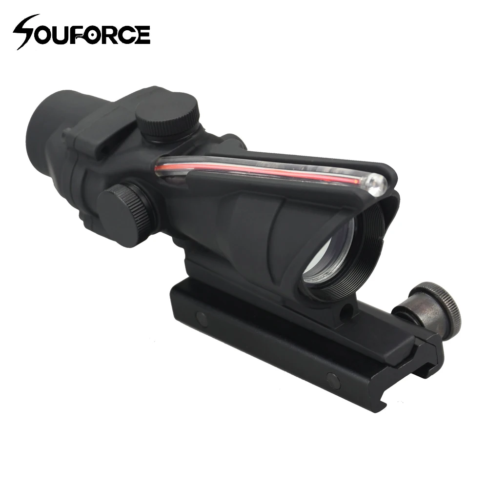

Single Point Dotted Line Waterproof and Fog Riflescope with 1X30 Optics Sight Optical Scope for Airsoft Hunting Rifle