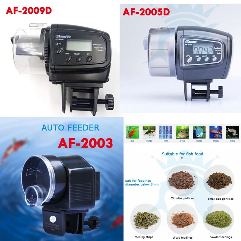 

3 Type Digital LCD Automatic Fish Feeder Timer Aquarium Tank Fish Food Feeding Dispenser Fish Food Feeder Timer