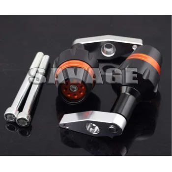 

New Design Motorcycle Frame Sliders Crash Protector Falling Protection For KAWASAKI ER-6F 2012-2014 Orange