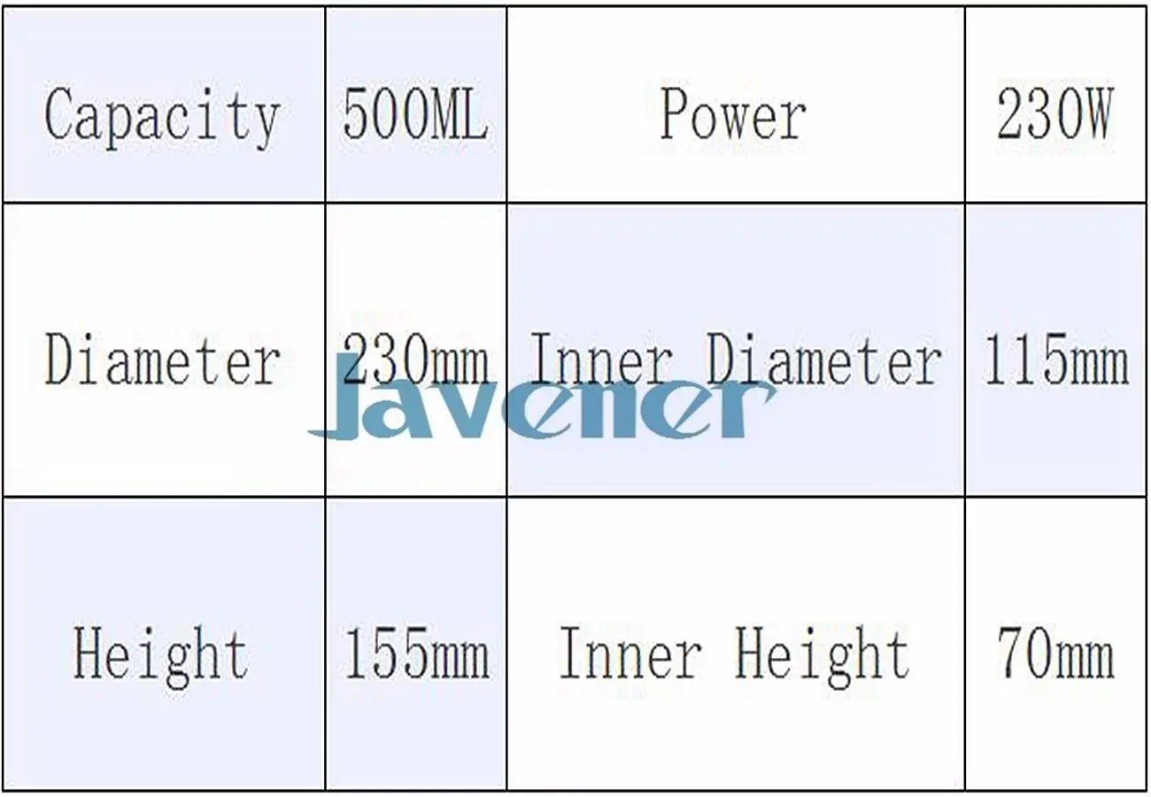 500ml 230W Electric Temperature Regulation Digital Display Heating Mantle Temperature adjustable