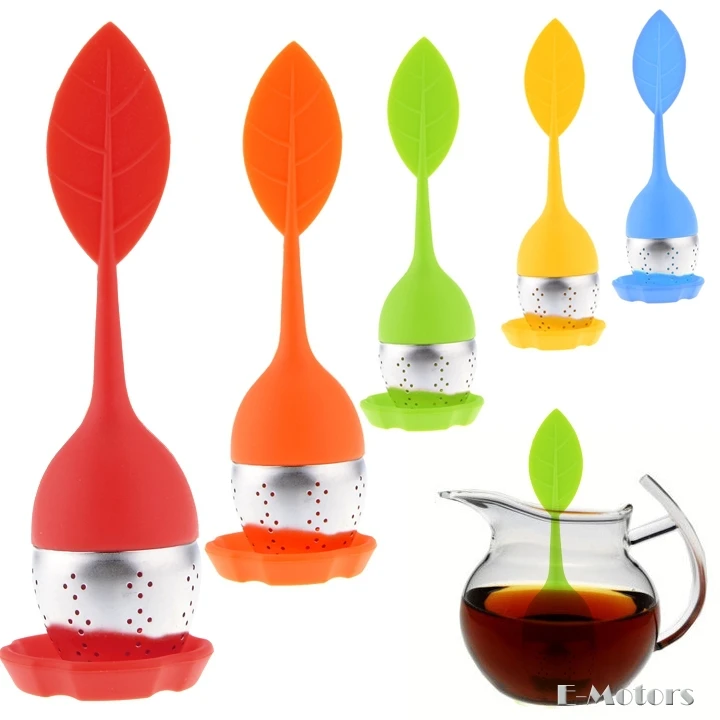 New Hot Tealeaf Tea Strainer Tea Infuser Leaf Strainer Silicone