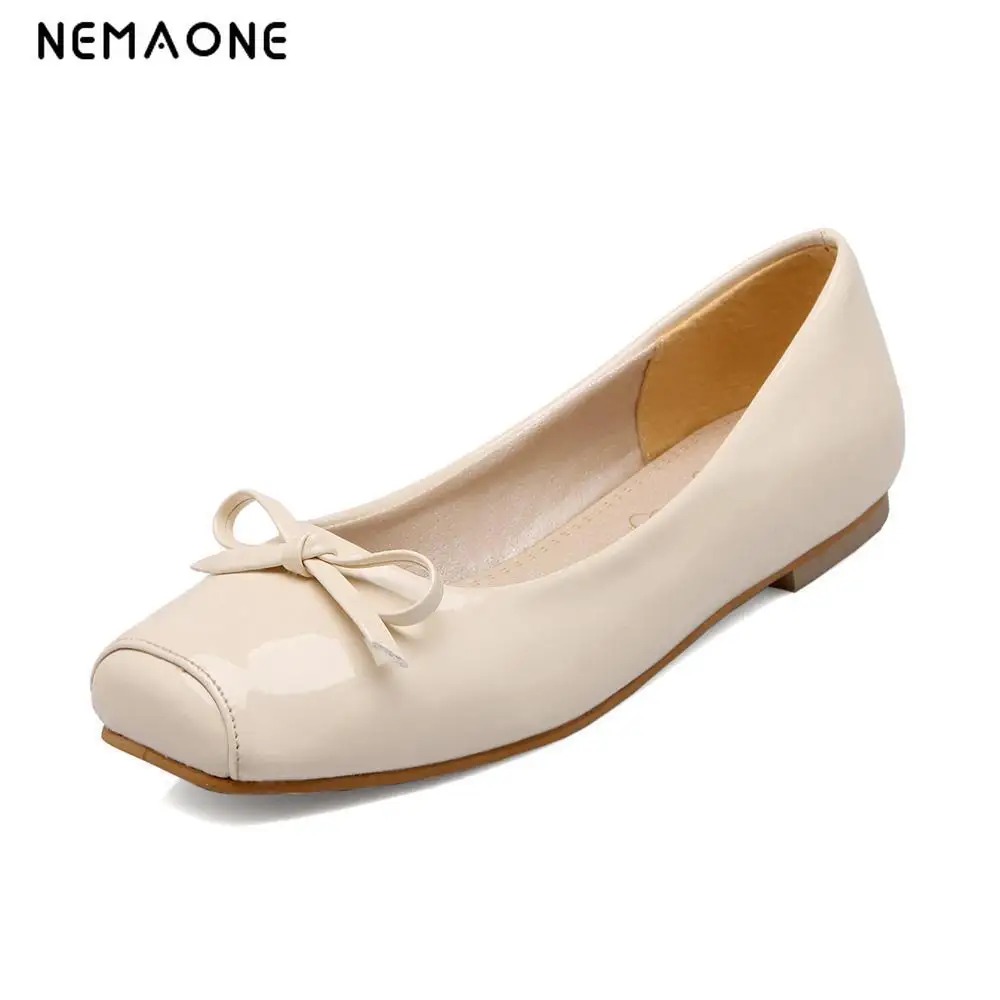 

NEMAONE 2017 Shoes Woman pu Women Flat Shoes Casual Loafers Slip On Women's Flats Shoes Moccasins Lady Driving Shoes