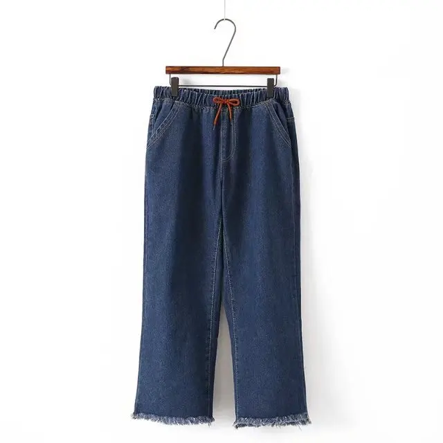 

G3 fall Winter Plus Size Women Clothing Wide leg Jeans 5XL Casual Loose Denim Pencil Pants 3216