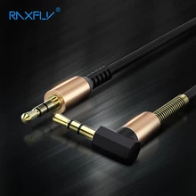 RAXFLY 3.5mm Aux Cable Male to Male Jack Audio Cable Stereo 2M Spring Line for iPod Car Home Theater DVD MP4 Aux Cable 2017 New