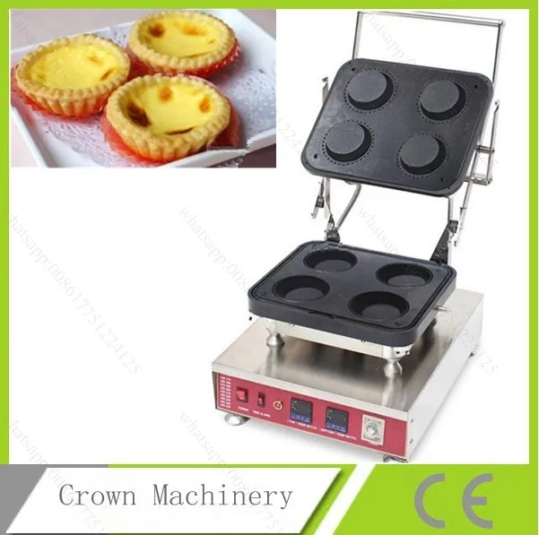 

4pcs egg tart forming machine/tart waffle making machin/eegg tart machine
